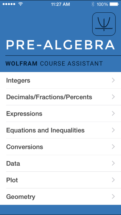 Wolfram Pre-Algebra Course Assistant Screenshot 1