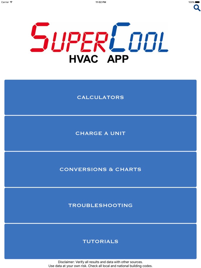 Hvac Slide Charts