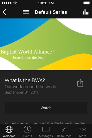 Baptist World Alliance Network screenshot 2