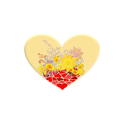 Valentines Day Love Hearts stickers for iMessage Icon