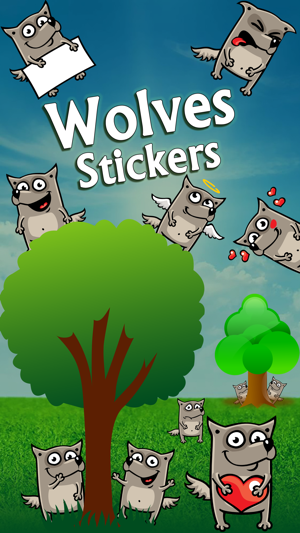 Wolf Emoji Stickers(圖1)-速報App