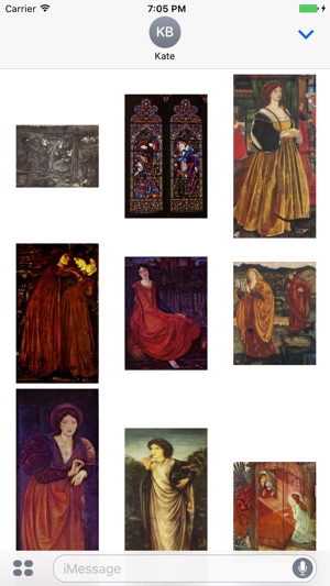 Edward Burne Jones Artworks Stickers(圖1)-速報App