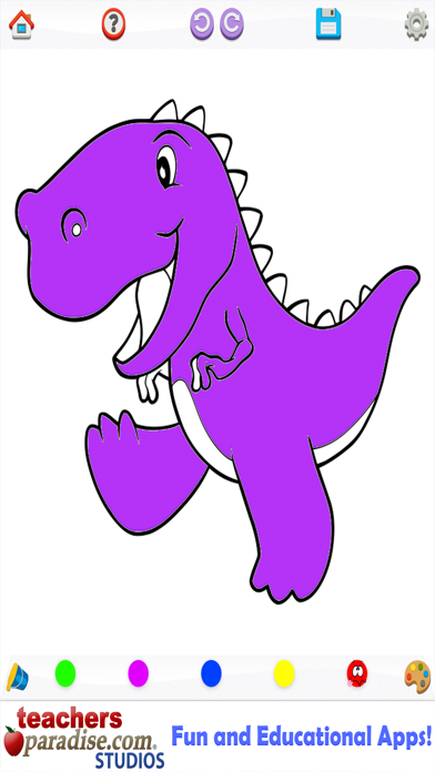 How to cancel & delete Dinosaurs Coloring Book from iphone & ipad 3