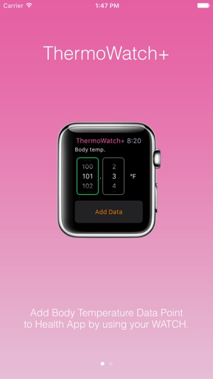 ThermoWatch+ for Apple Watch Add Body Te