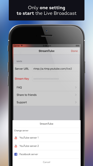 StreamTube Lite - Live Broadcast for YouTube & FB(圖2)-速報App