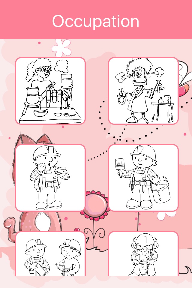 Coloring Book of Occupations & Jobs for Kids screenshot 3