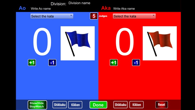 Karate Scoreboard Kata screenshot-4