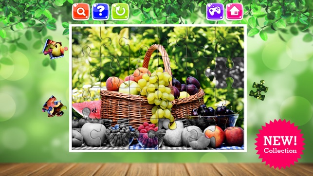 水果和蔬菜拼圖遊戲孩子的小孩(圖2)-速報App