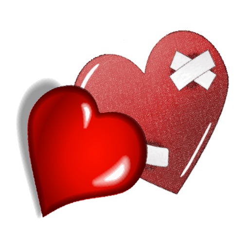 Heart Stickers for Message