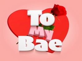 "ToMyBae" is beautifully designed with eye-popping colors to vividly express your love to your sweetheart