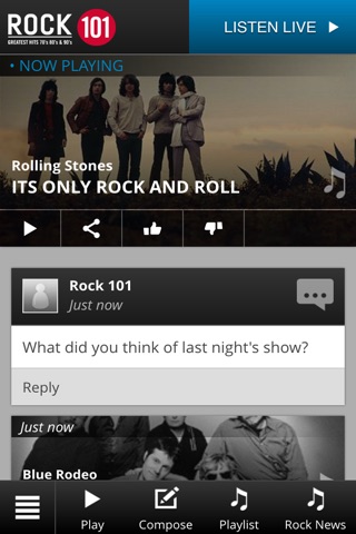 Rock 101 - The Greatest Hits of the 70s, 80s & 90s screenshot 2