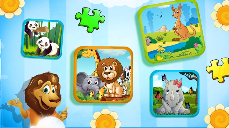 Wild Animal Puzzles For Kids