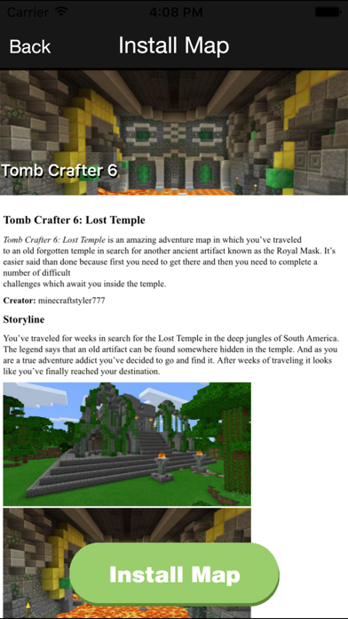 MinePE Download Maps for Minecraft PE Pocket Edition MCPE with Maps, Seeds & Mods Screenshot 3