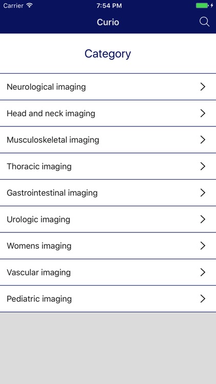 Curio Diagnostic Imaging Selection Guide