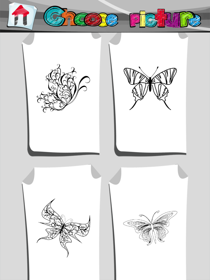 Butterfly Coloring Book