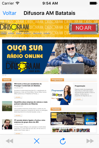 Rádio Difusora Batatais AM 1080 AM screenshot 3