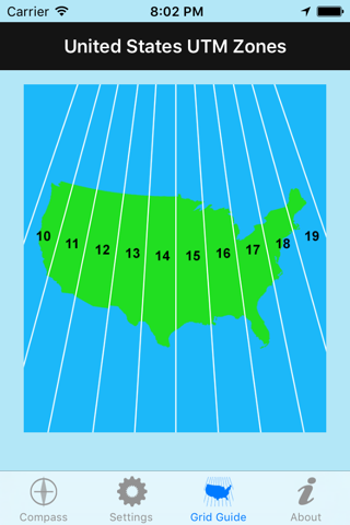 UTM Grid Ref Compass - náhled