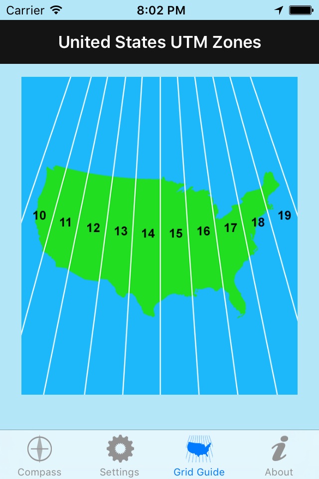 UTM Grid Ref Compass screenshot 2