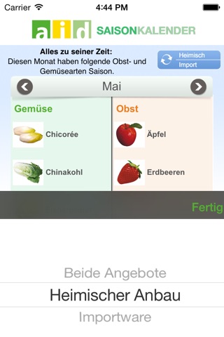 Saisonkalender screenshot 2