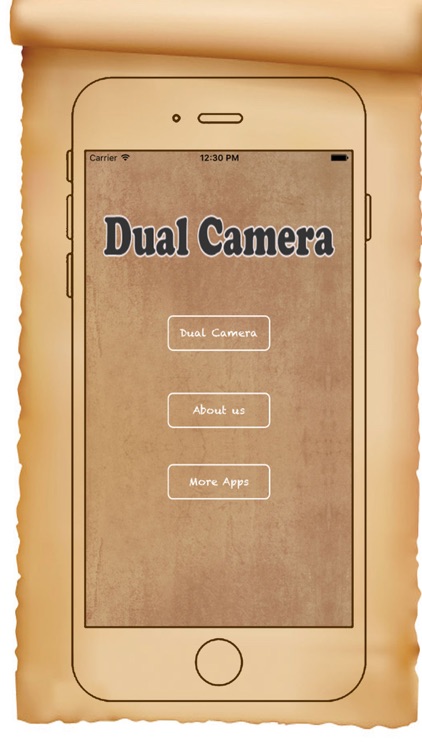 Dual Camera -Front & Back Camera