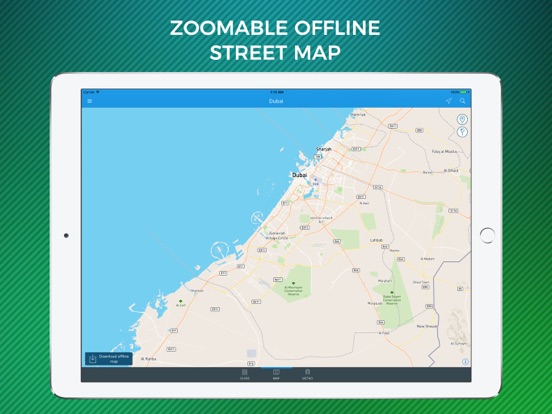 Dubai Travel Guide with Offline Street Map screenshot 3