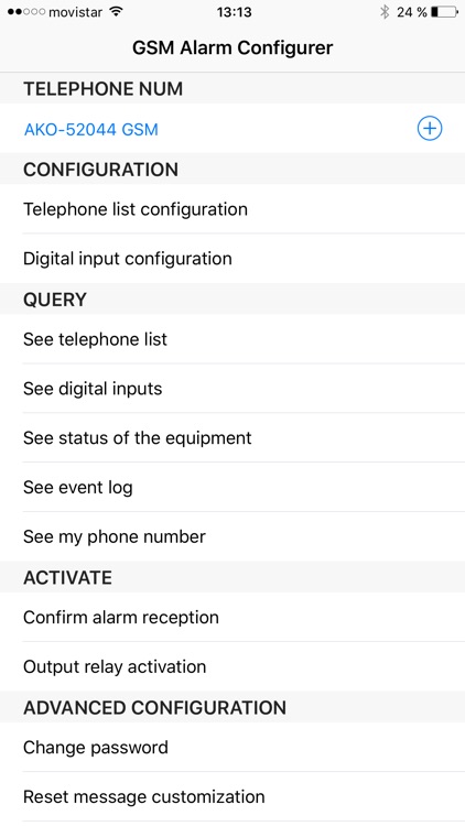 AKO-52044 SMS Configurator