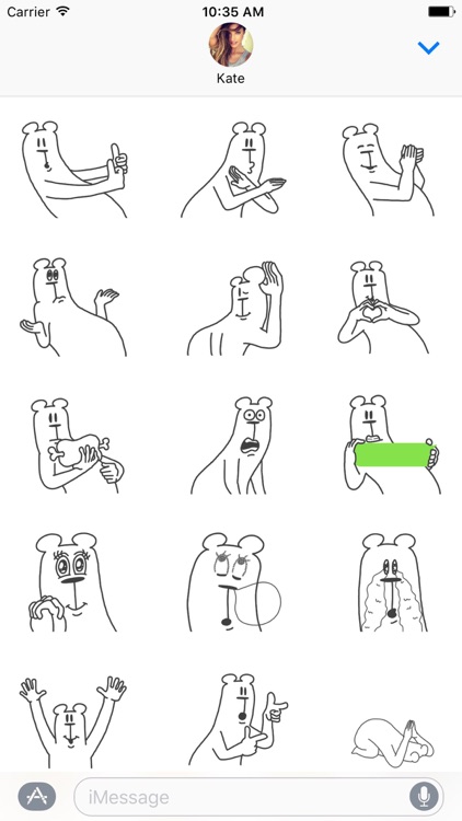 Annoying Bear - Animated Stickers
