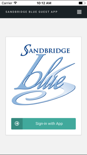 Sandbridge Blue Guest App