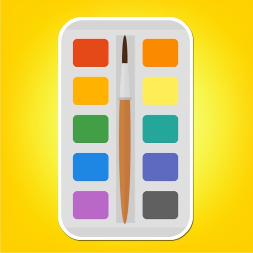 Colorful Arts and Crafts Supplies Sticker Pack icon