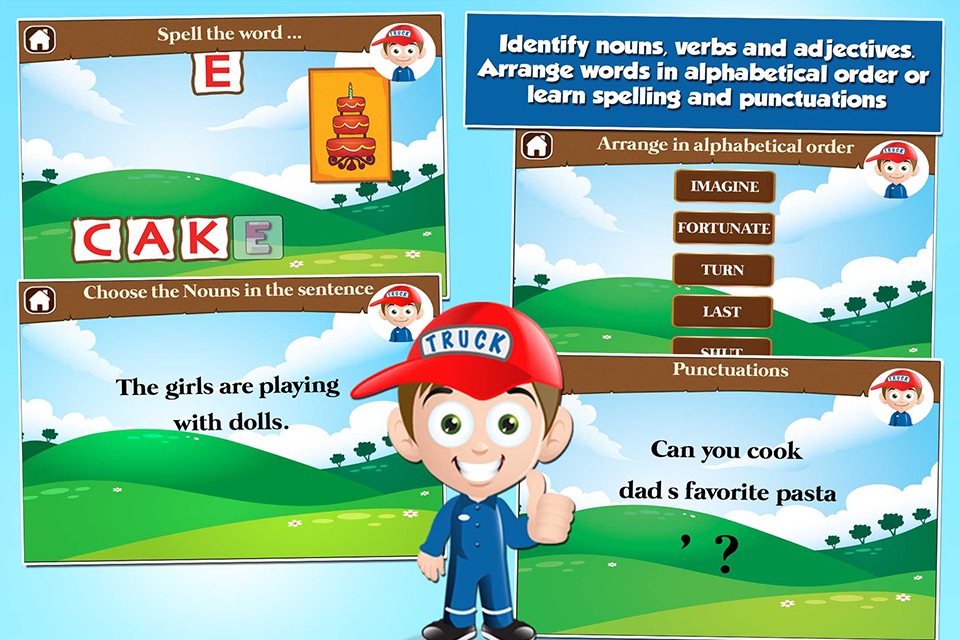 Trucks Grade 2 School Games screenshot 4