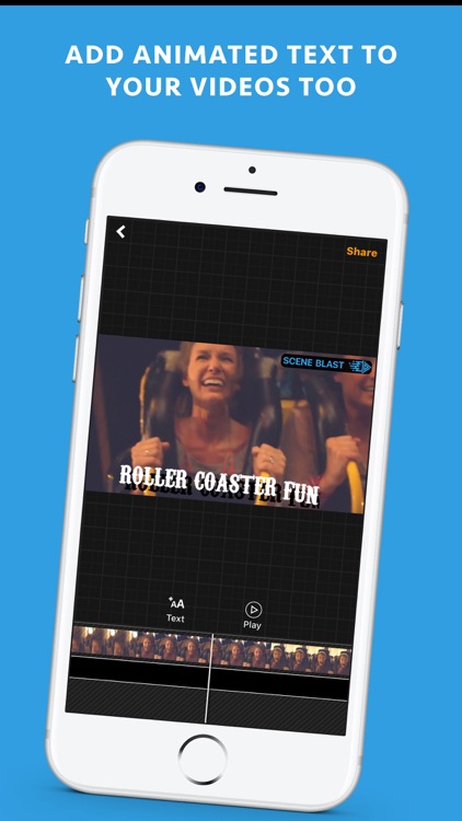 Scene Blast - Animated Text to GIFs, Photo, Videos