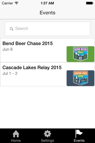 Cascade Relays screenshot 4