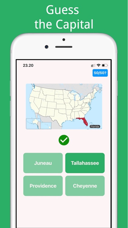 50 US States & Capitals Quiz screenshot-4
