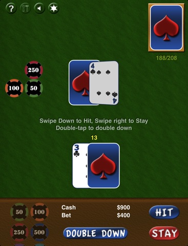 iBlackJack HD screenshot 3