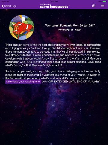 Oscar & Jonathan Cainer Horoscopes - náhled