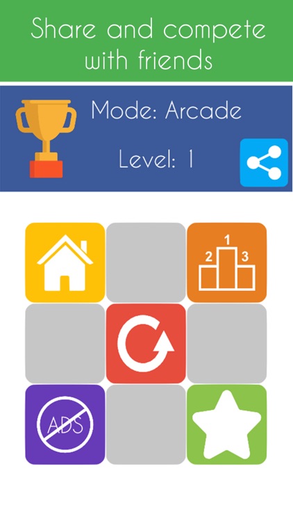 Color slide: The 15 puzzle with colors free screenshot-3