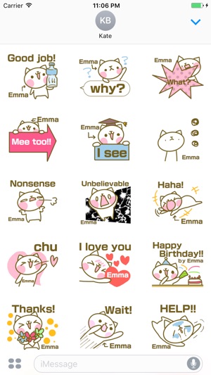 Zane The Cutest Cat English Stickers(圖2)-速報App