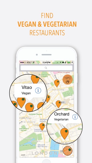 Healthymap vegetarian and vegan guide to London(圖1)-速報App