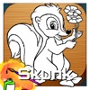 Skunk Drawing Game For Kids