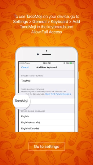 TacoMoji - taco emoji & stickers keyboard app(圖4)-速報App