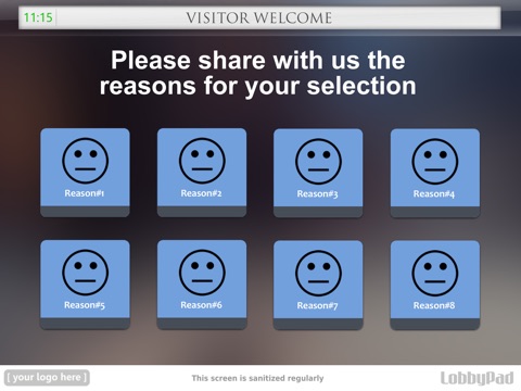 LobbyPad Visitor Queue Manager and Smiley Feedback screenshot 3