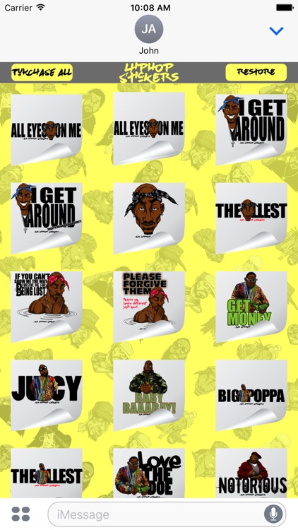 Hiphop Stickers Vol 1