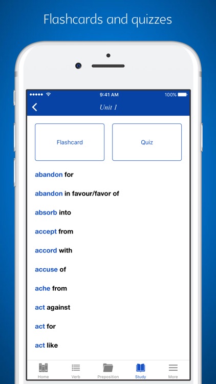 English Verb Preposition Collocations screenshot-4