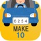 When you find 4 digit number, for example on vehicle registration plate or on train ticket, have you ever tried to make 10 by usin these numbers