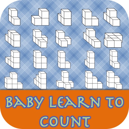 Baby learn to count  by counting block 3D iOS App
