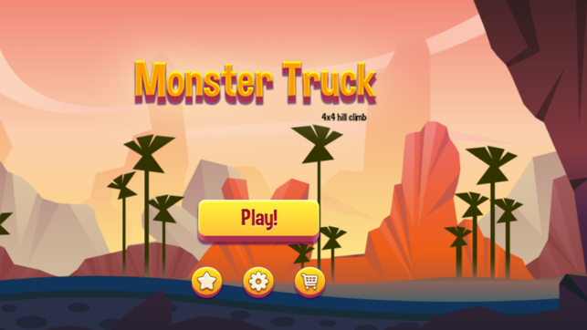 Monster Truck - Hill Racing Extreme(圖1)-速報App