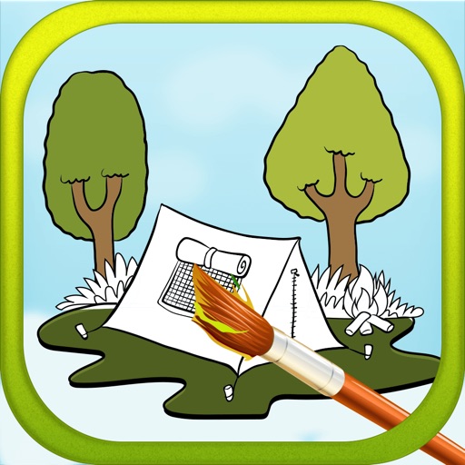Nature Coloring Book iOS App