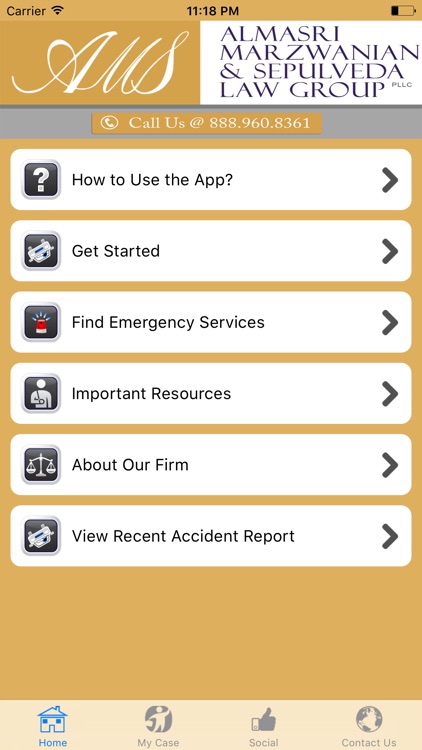 AMS Law Group Injury Help App