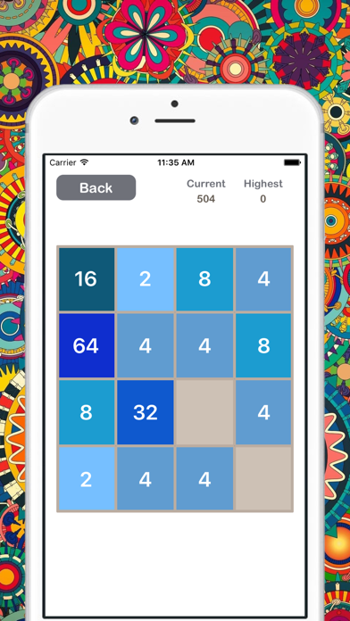 Colored 2048 - bring a lot of colors to your game! screenshot 2