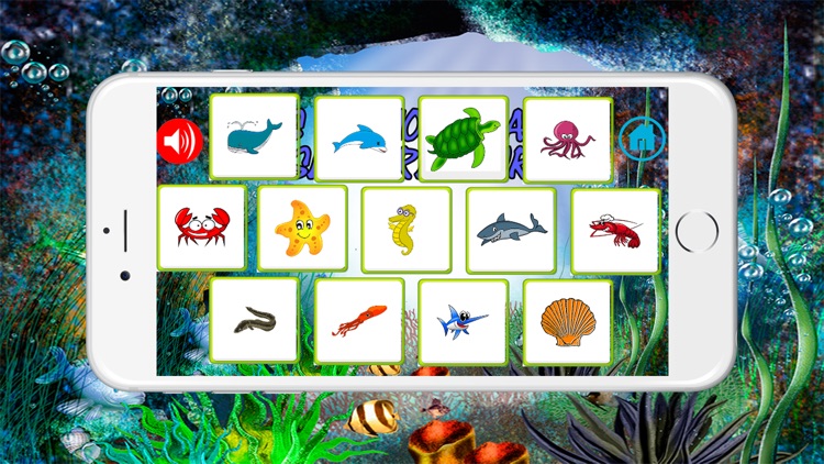 Fish Animal Matching  Game For Free Kids Toddler